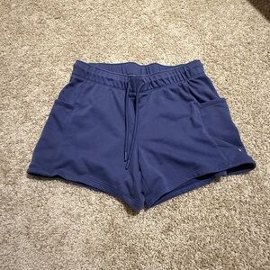 Reebok Navy Women's Drawstring Lounge Shorts